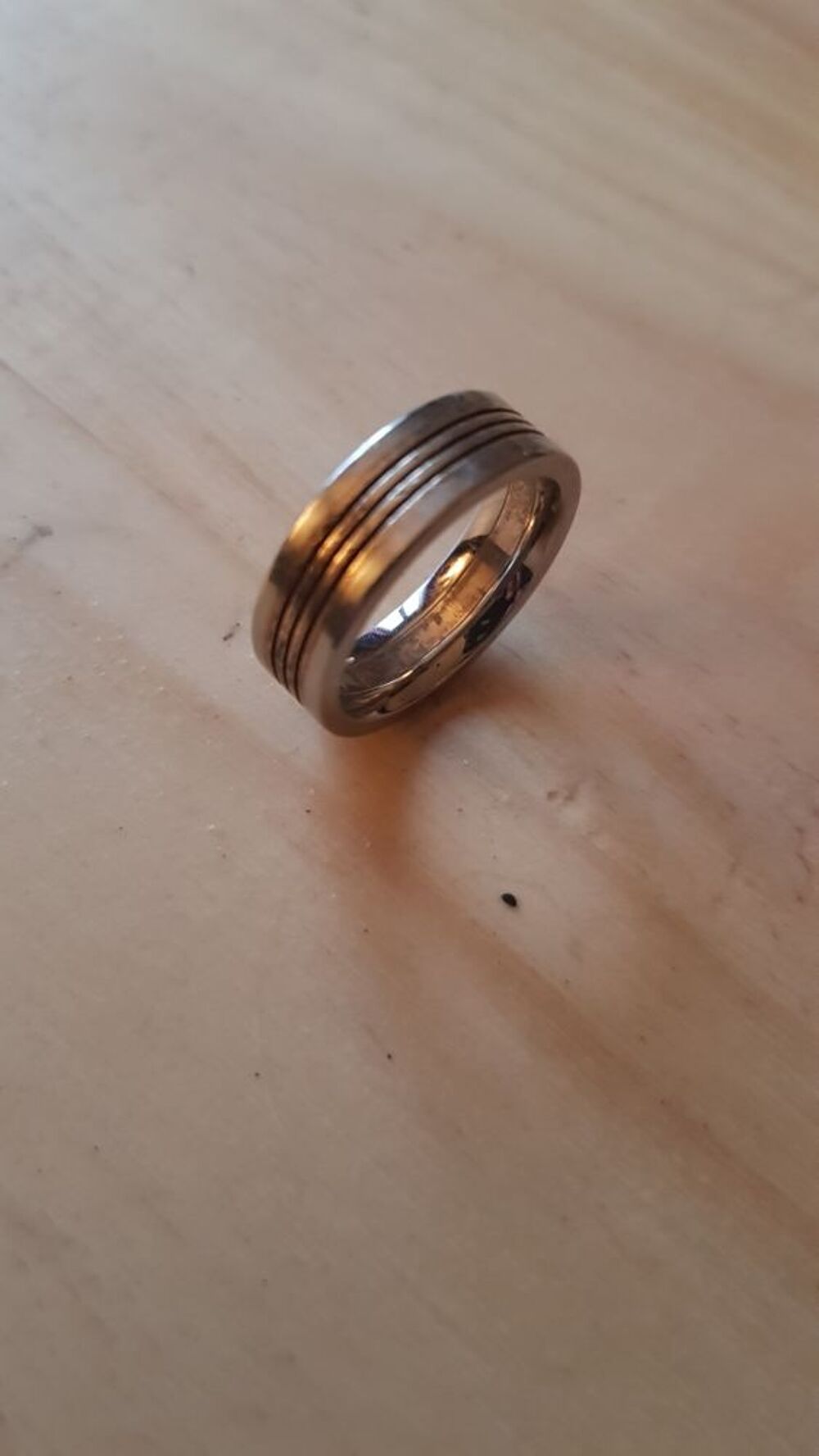 bague homme en titane Bijoux et montres