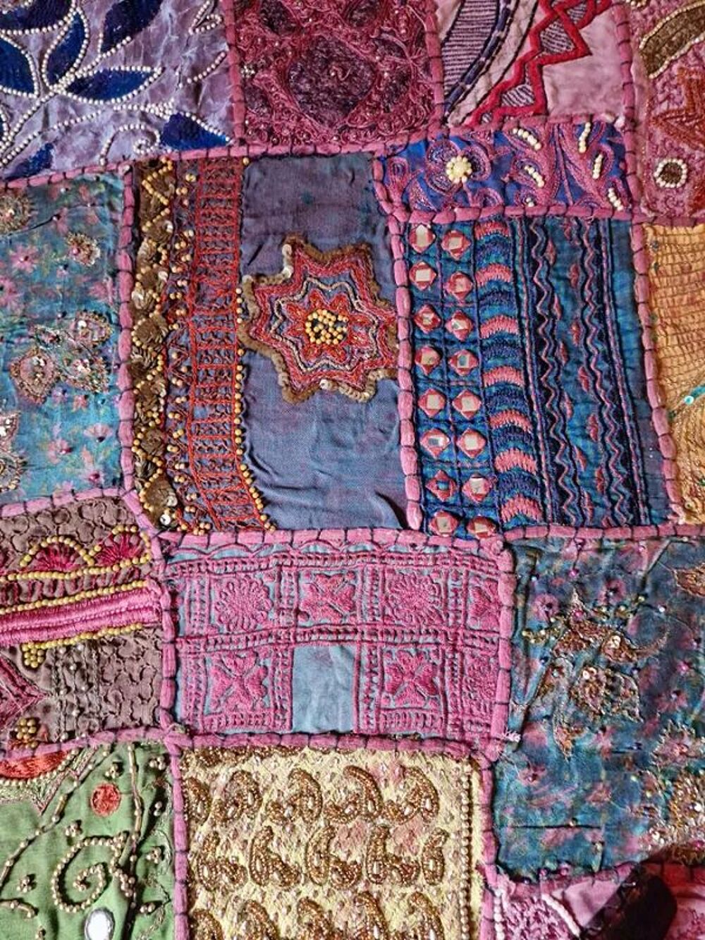 Dessus de lit Patchwork neuf Décoration