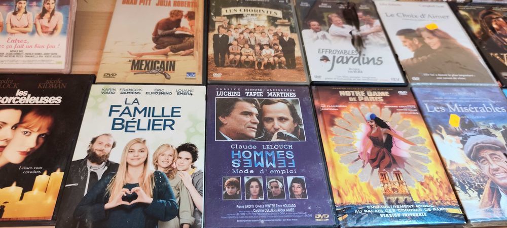 Grand lot de Film ,avec pochette original DVD et blu-ray