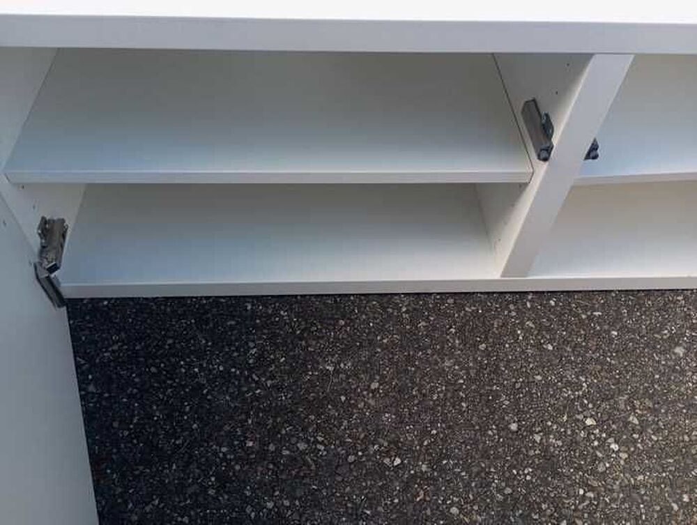 Meuble TV blanc moderne 180 cm Meubles