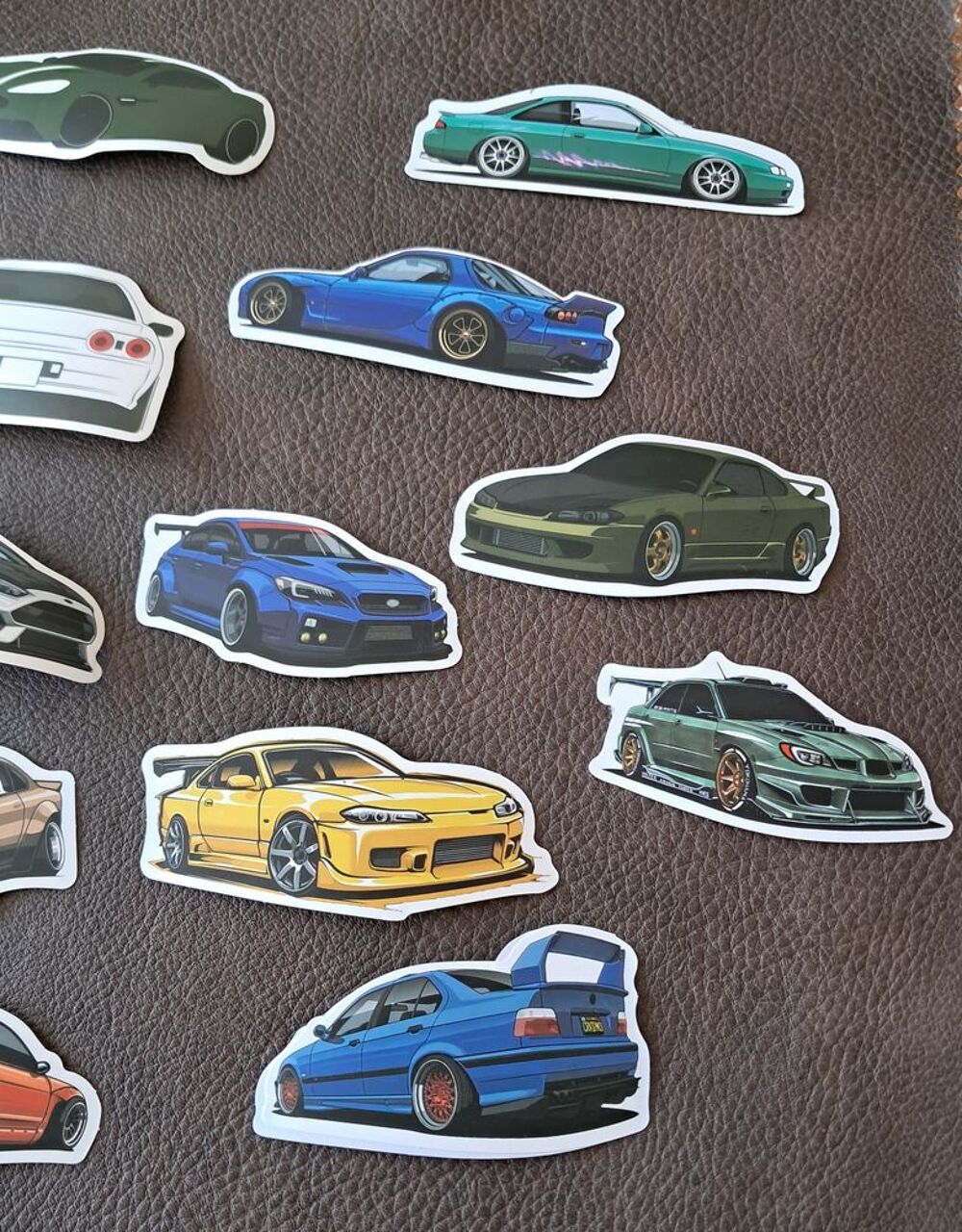 lot de 25 stickers autocollants voiture de sport
