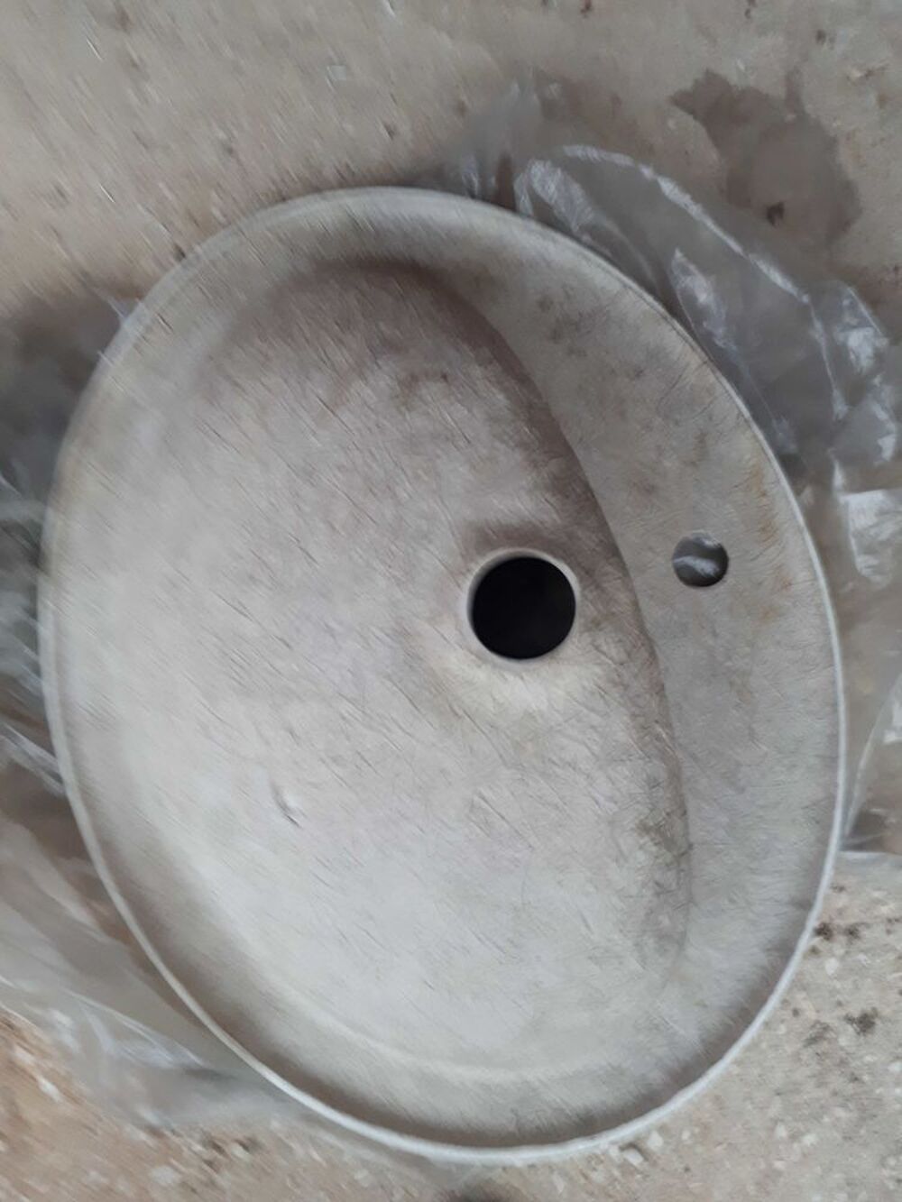 Vasque blanche en r&eacute;sine Electrom�nager