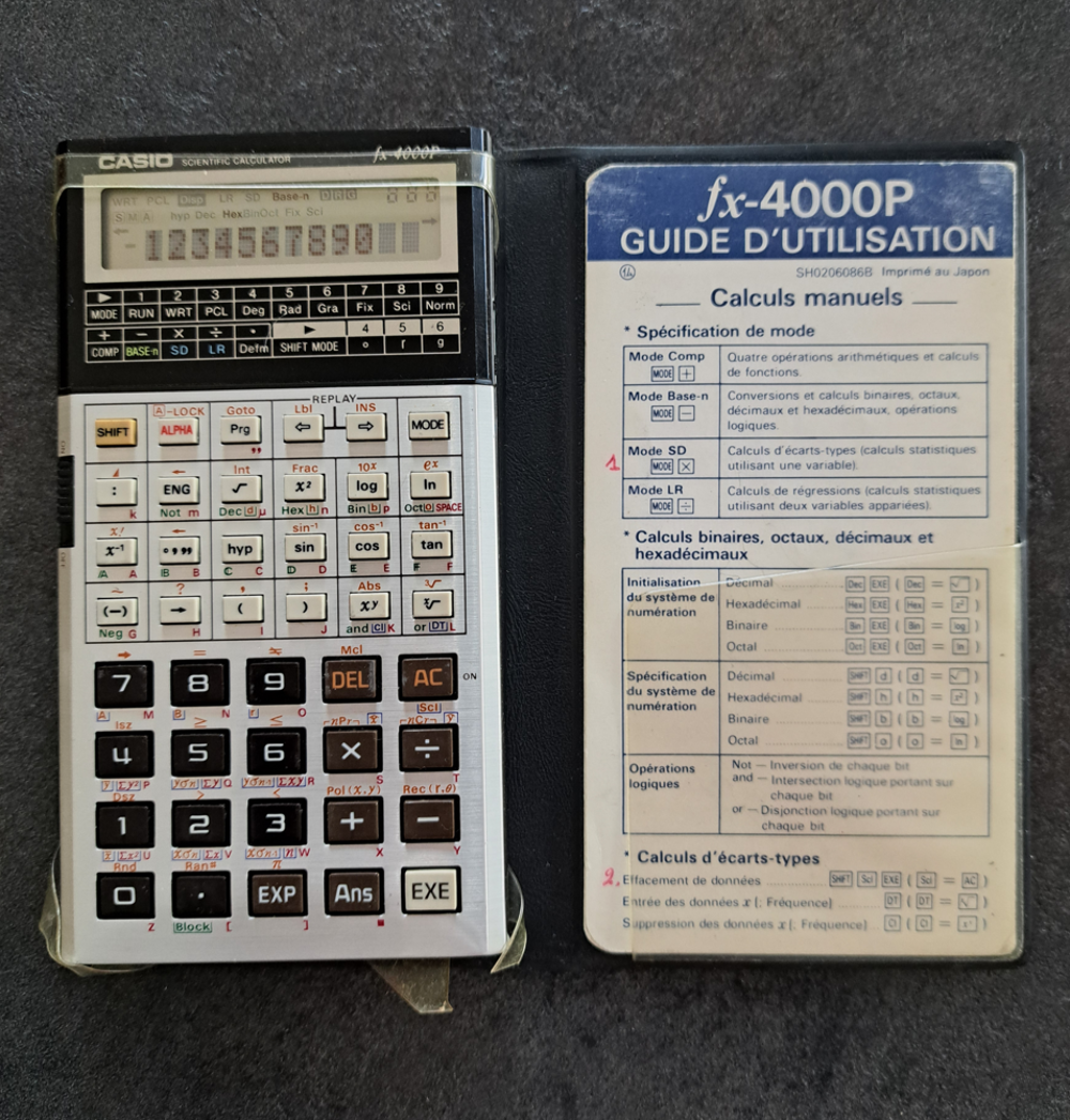 CASIO fx-4000P scientific calculator
