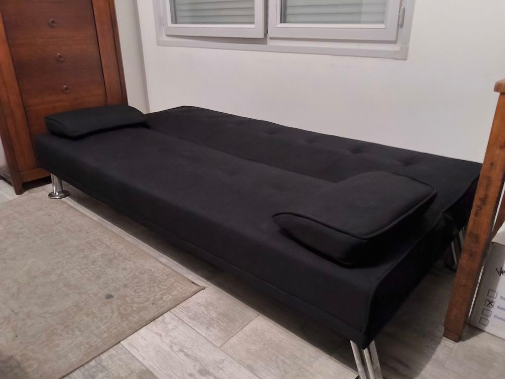 Banquette Clic-clac noire Meubles