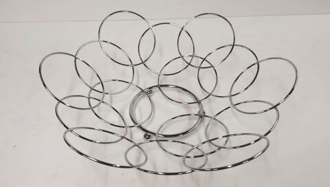 Grande coupe  fruits chrome 33cm 8 Montigny-aux-Amognes (58)