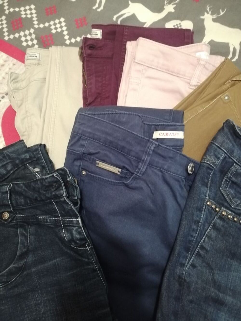 Pantalon femme taille basse Vêtements