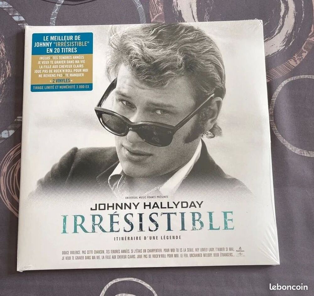 Johnny HALLYDAY " Vinyl " CD et vinyles