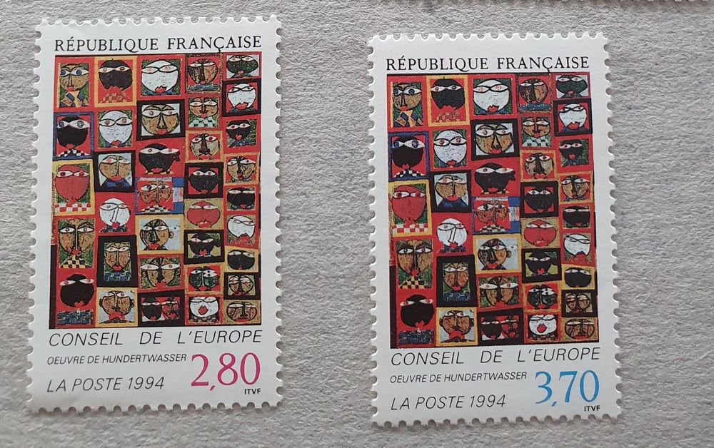 Timbres Service 108 - 109 - 111 - 112 - 113 Neufs 