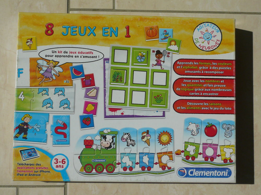 8 jeux en 1 Cl&eacute;mentoni Jeux / jouets