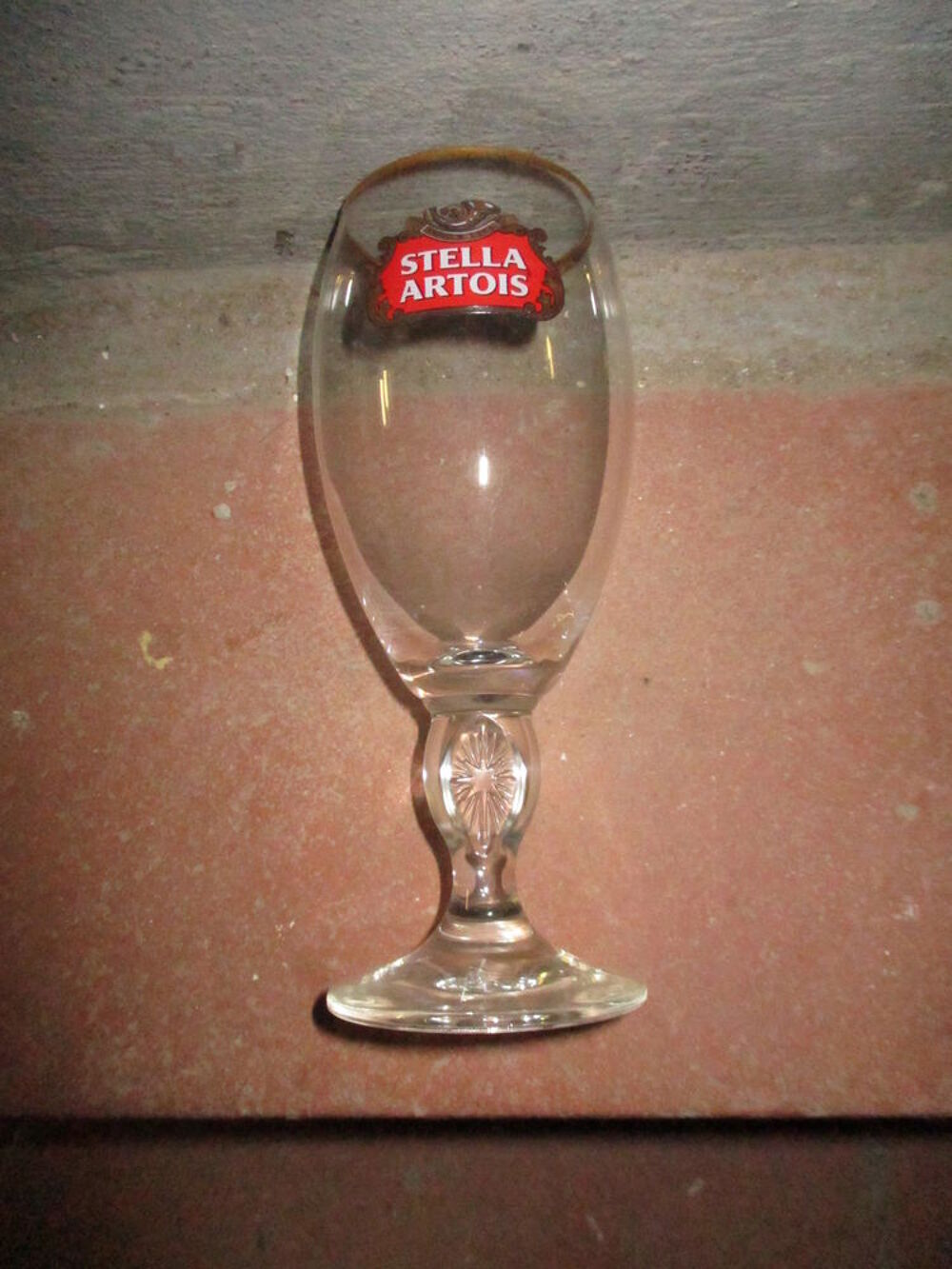 6 verres &agrave; bi&egrave;re STELLA 25 cl estampill&eacute;s pas un coup Décoration