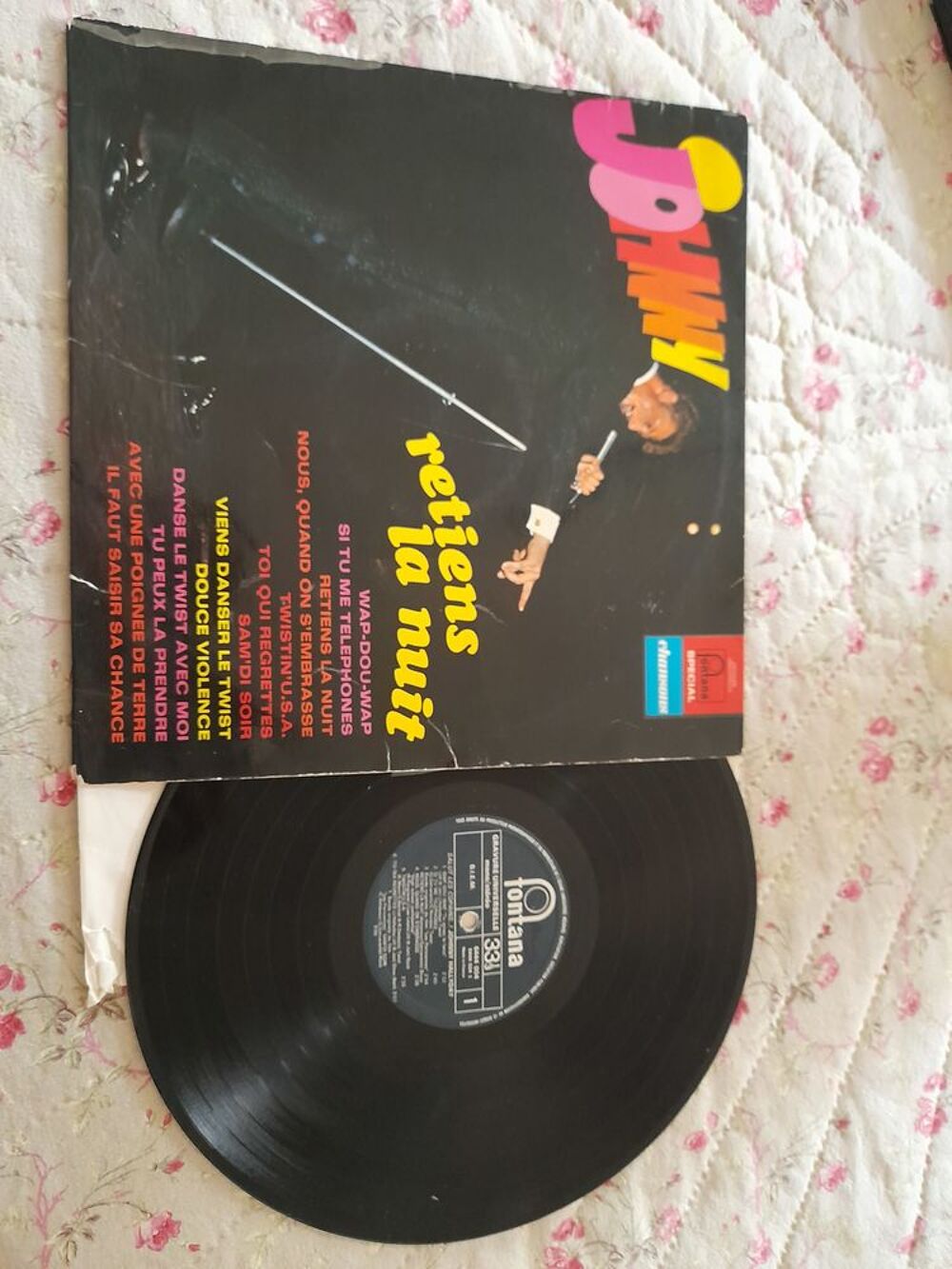 33 TOURS JOHNNY HALLIDAY CD et vinyles
