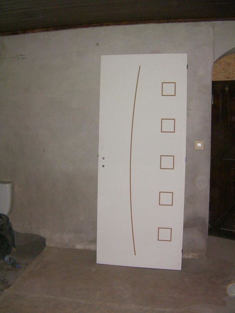 Porte bois s&eacute;rigraphi&eacute;e Bricolage