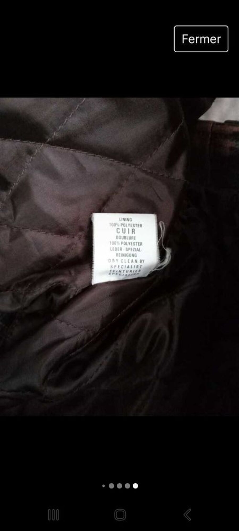 veste 3/4 nubuck noir homme marque take &agrave; look taille M Vêtements