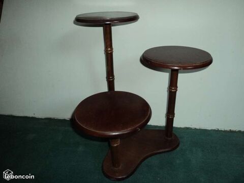 porte-plantes ou �tag�re bois peint en noir 9 Beaucamps-Ligny (59)