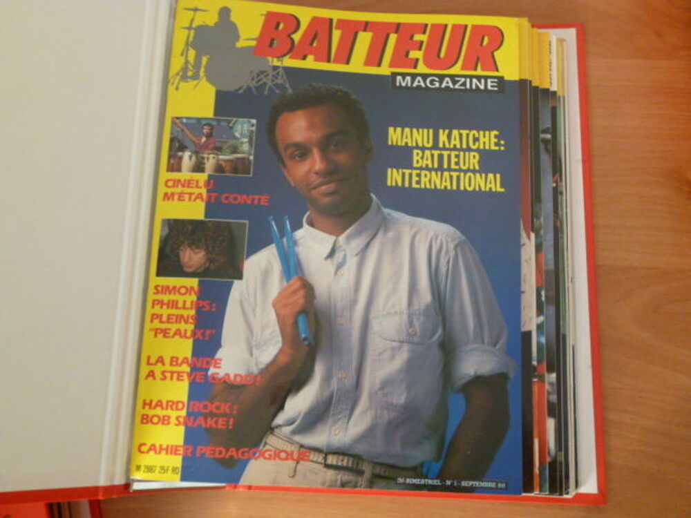 Batteur Magazine reli&eacute;s Livres et BD