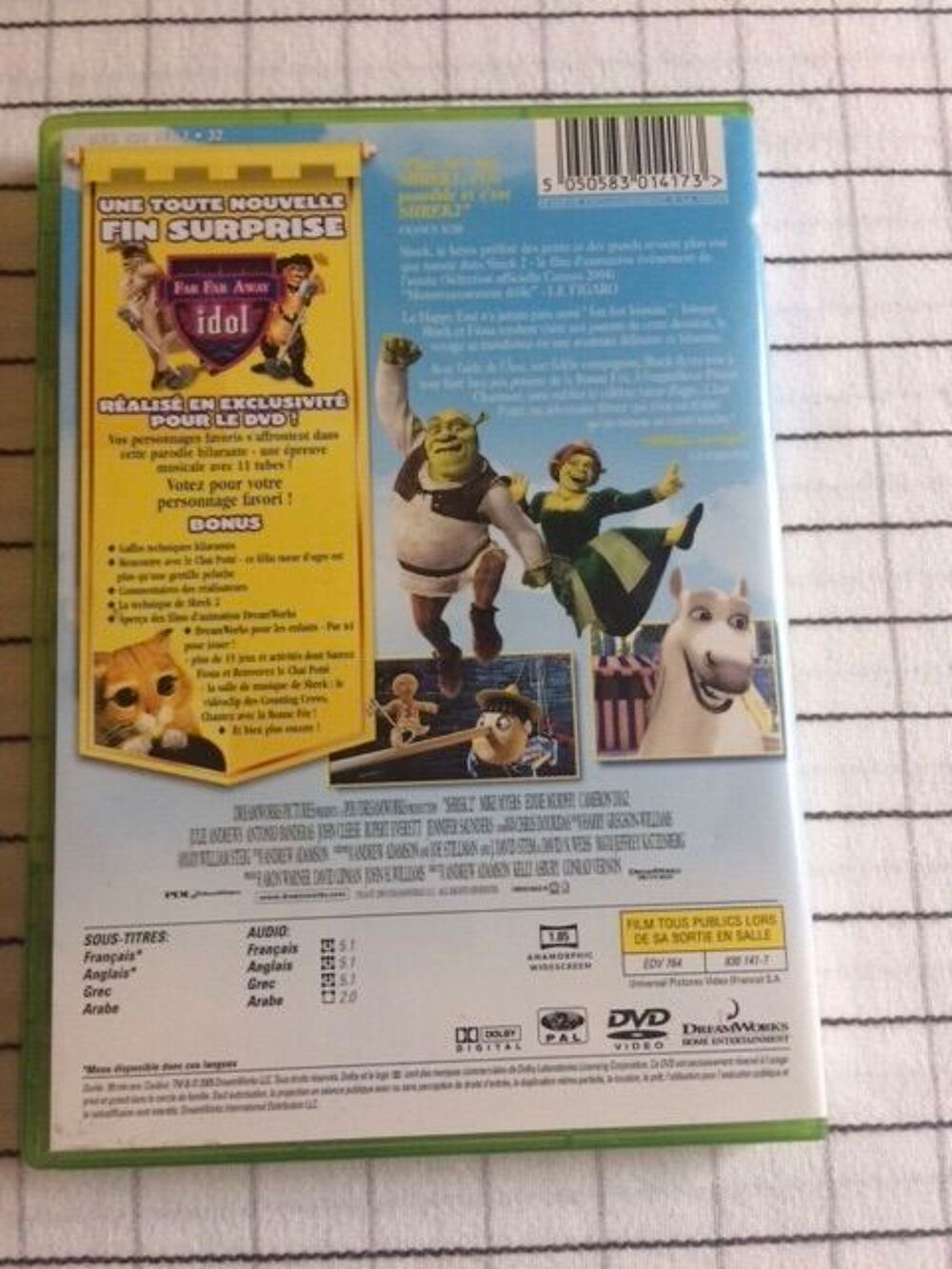 DVD Film SHREK 2 DVD et blu-ray