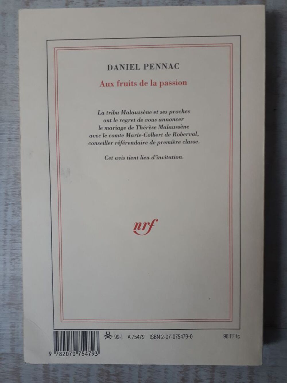 Aux fruits de la passion Livres et BD