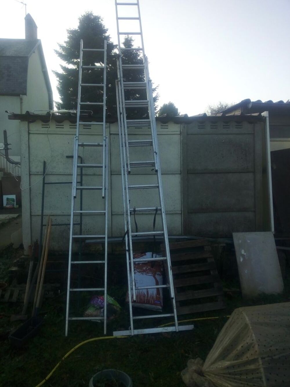 &eacute;chelle alu et echaff Bricolage