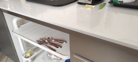 Plan de travail effet verre blanc 38mm. 150 Saint-Max (54)