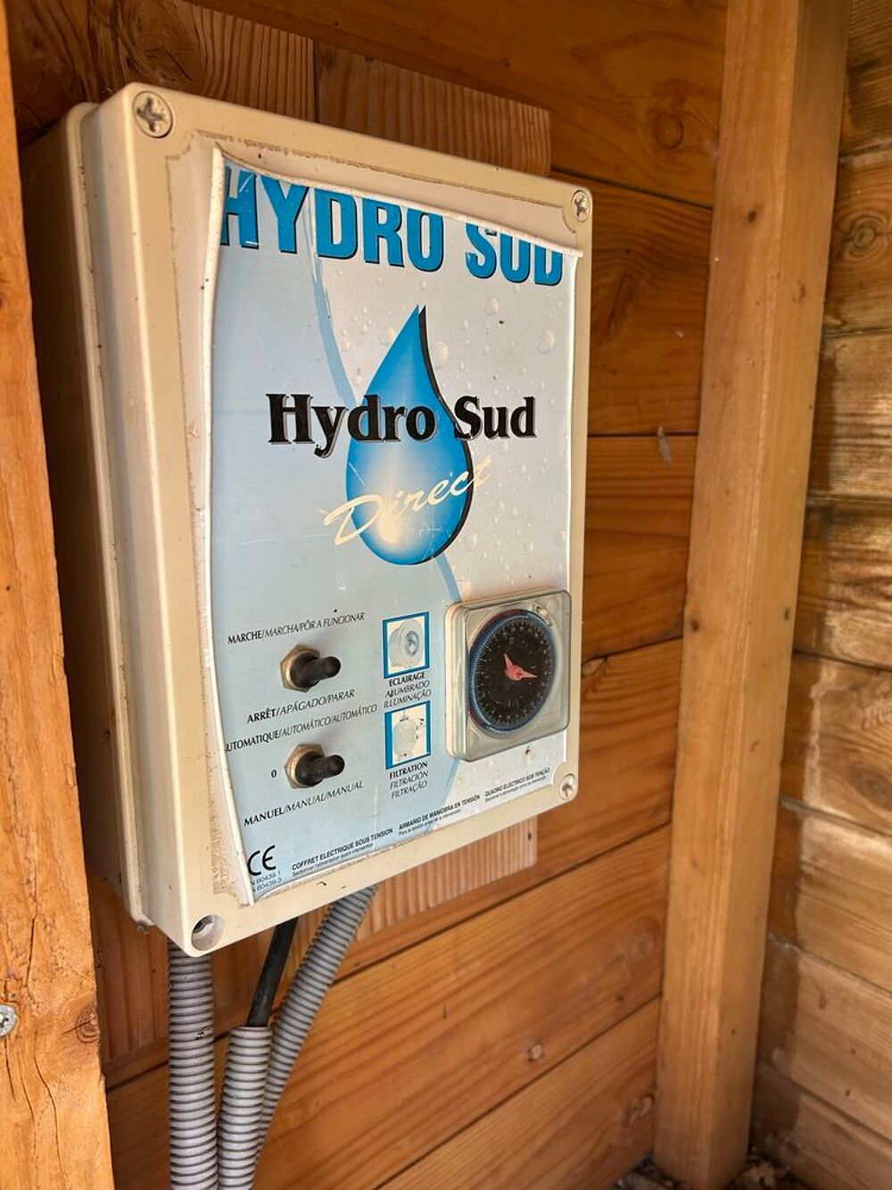 piscine en bois-hors sol avec terrasse Jardin