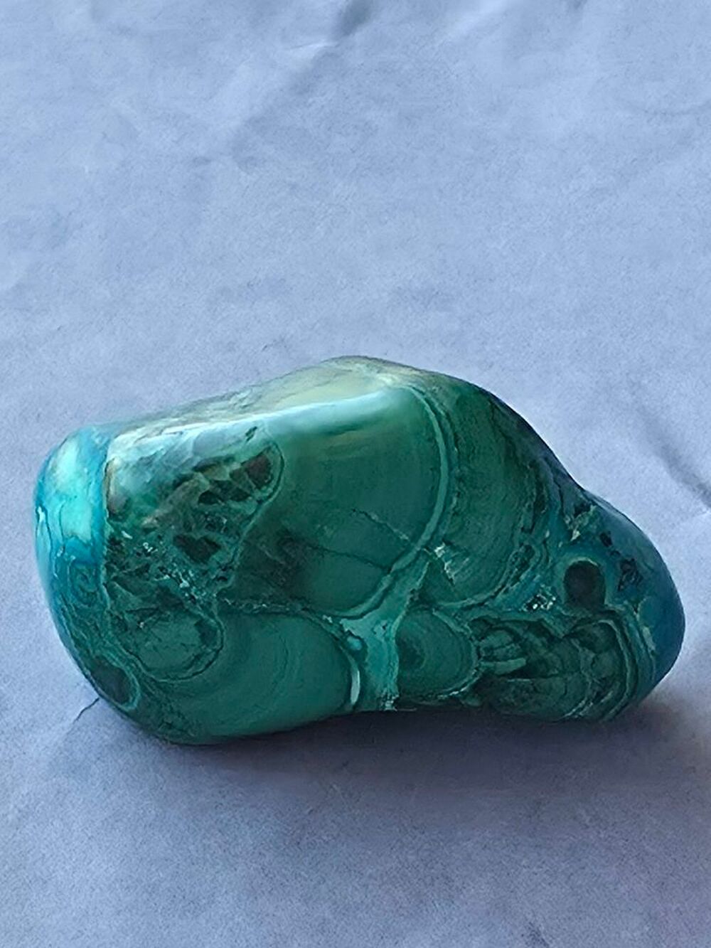 Chrysocolle du Katanga RDC-Pierre Polie 58g 