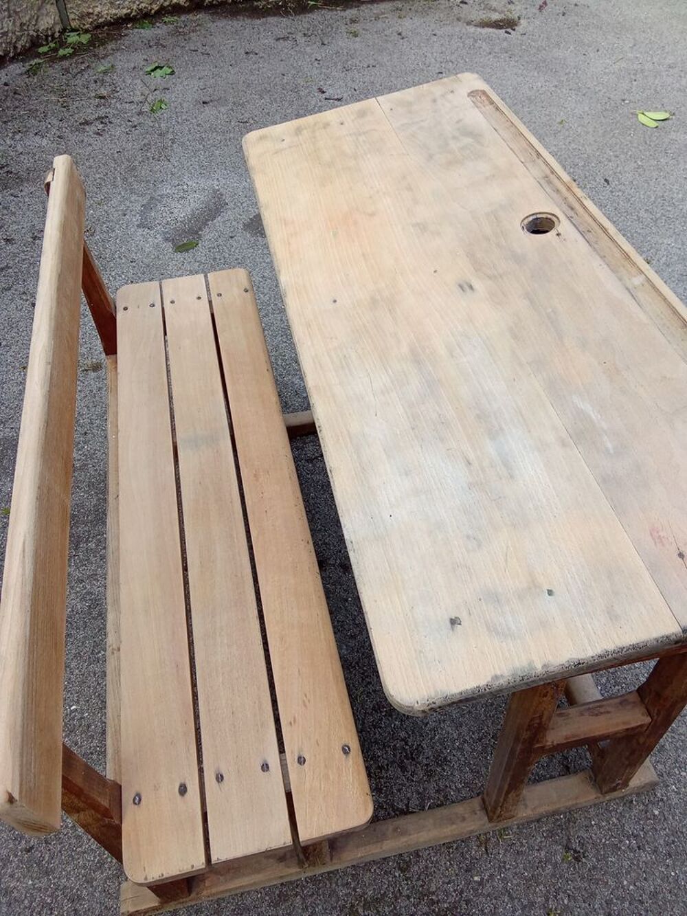 table d'&eacute;colier et bureau vintage Meubles