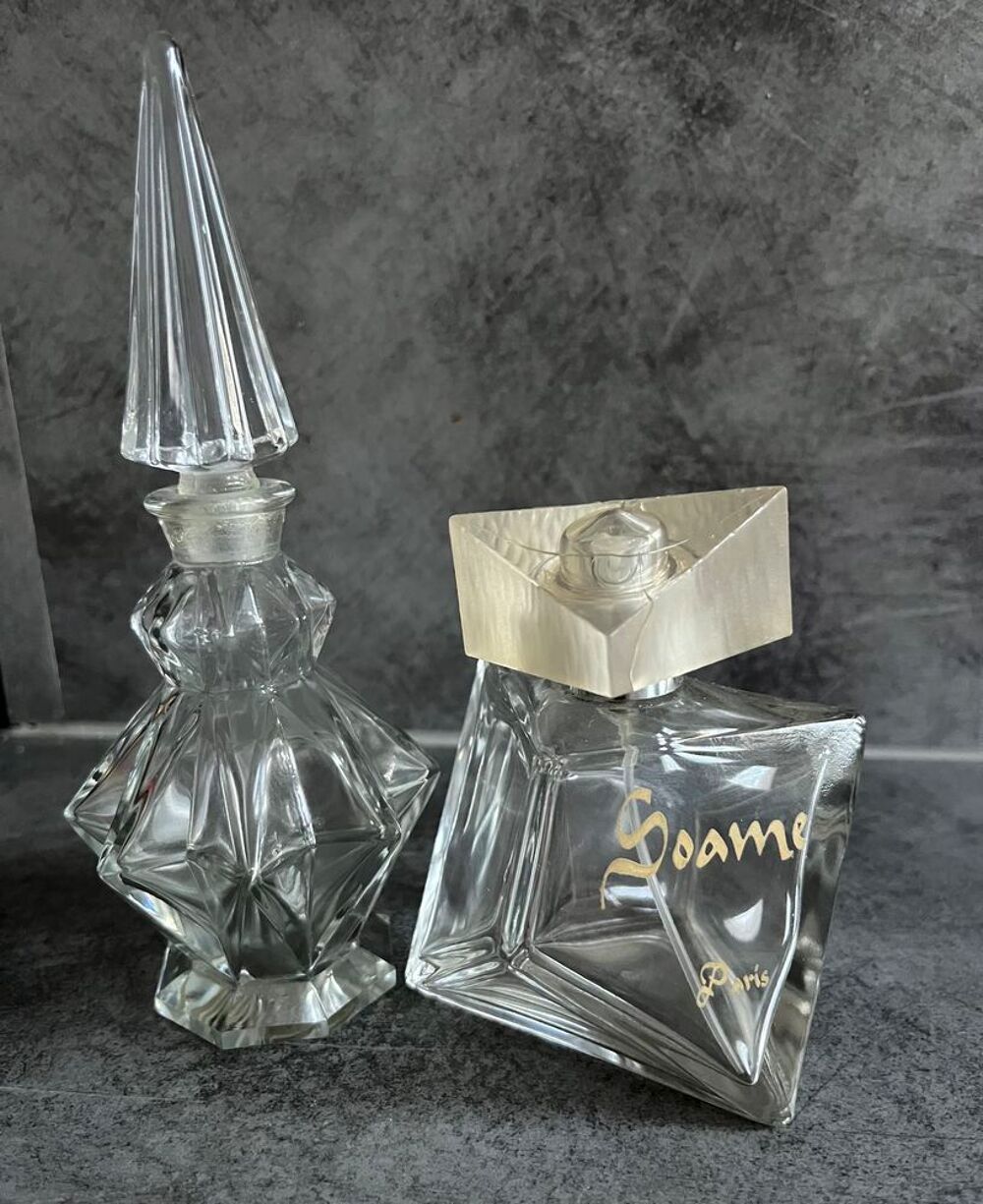 FLACONS PARFUM vides pour collection (VINTAGE) 