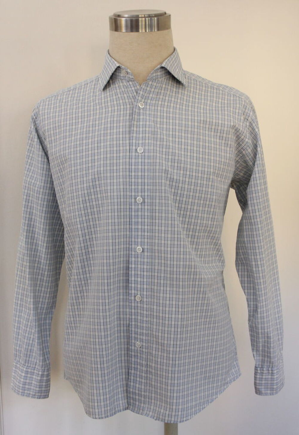 Chemise carreaux HERMES T.41 Vêtements