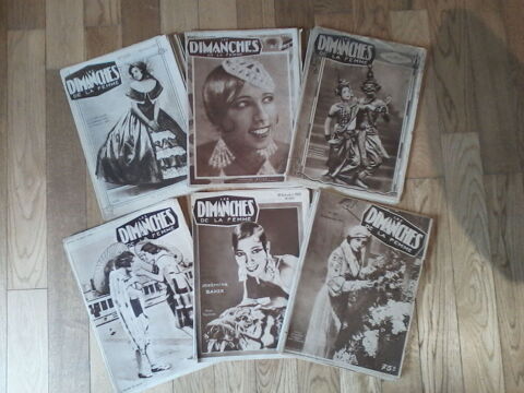 Lot De 42 Anciennes Revues  Le Dimanche De La Femme  0 Lombron (72)
