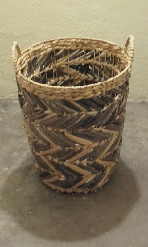 Panier tressé, vannerie La Garenne-Colombes (92)