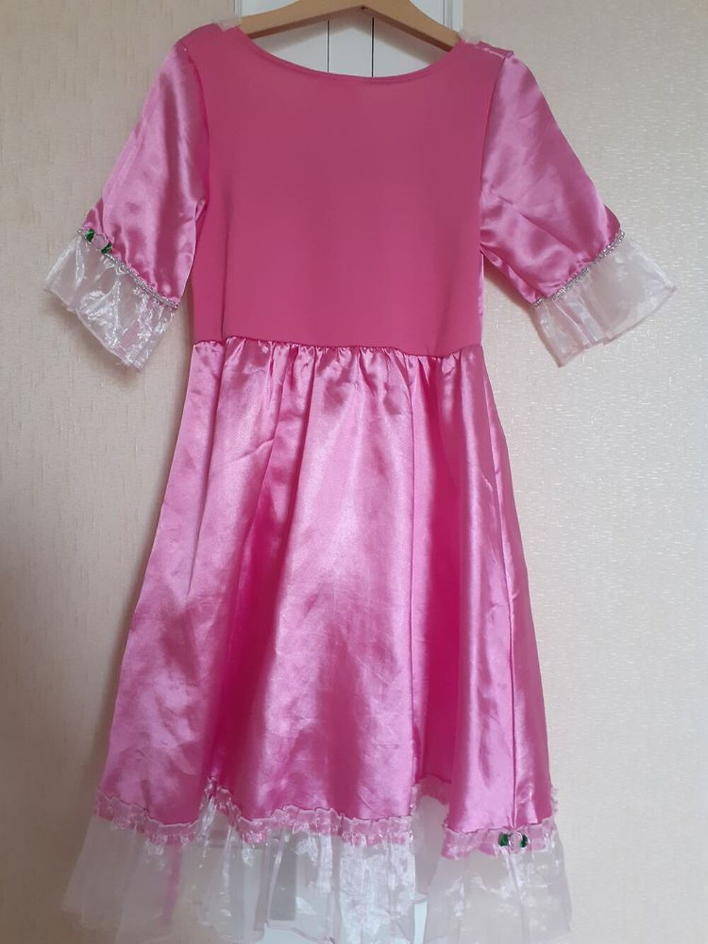 Robe rose de F&ecirc;te/d&eacute;guisement fille 8 ans Vtements enfants