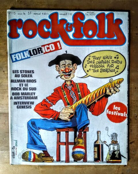 Rock and Folk / magazine N° 115 28 Maubeuge (59)
