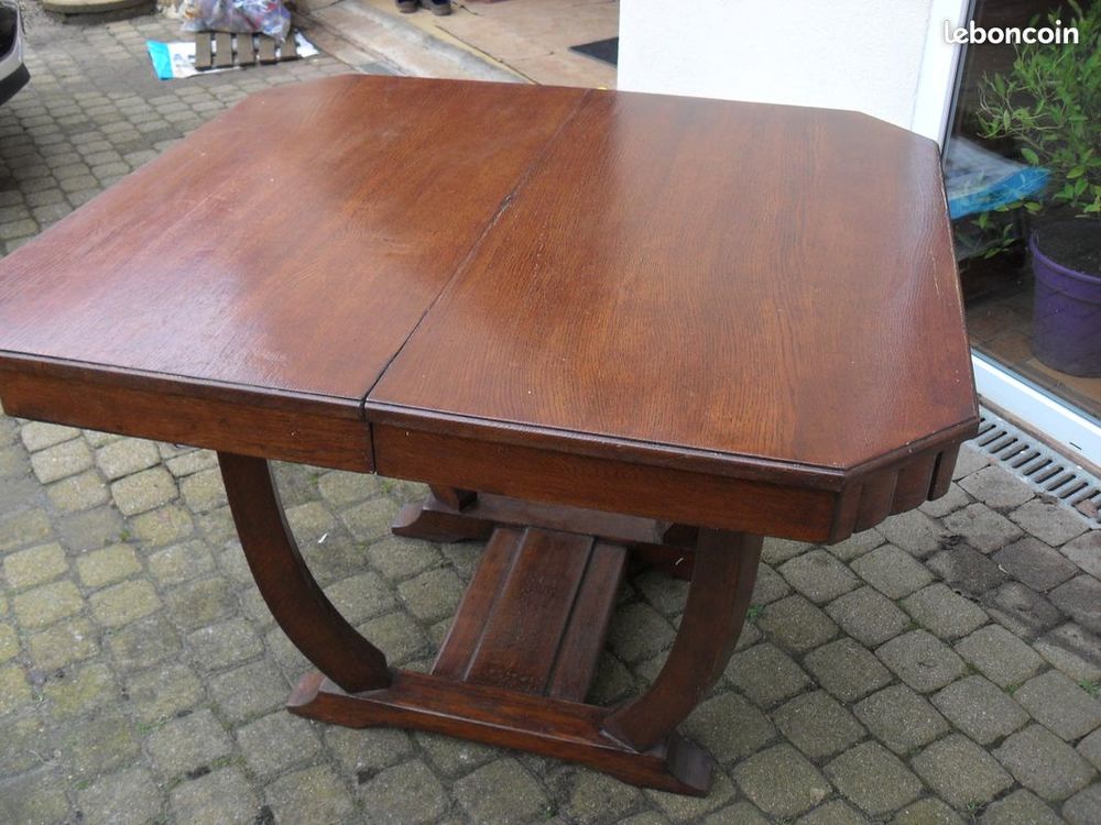TABLE des Ann&eacute;es 1920 / 1925 en ch&ecirc;ne massif Meubles