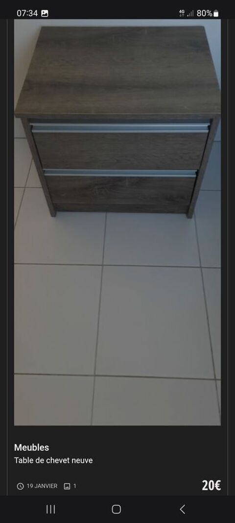 Table de chevet 20 Le Morne-Rouge (97)