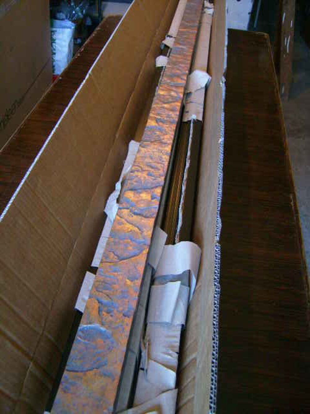 
80m baguettes bois ornement p&acirc;te anglaise pin effet pierre Décoration