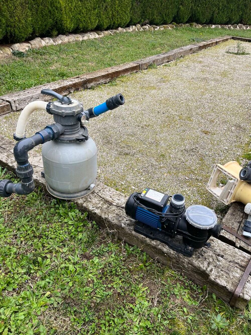 piscine 4,60x1,20 hors sol Jardin