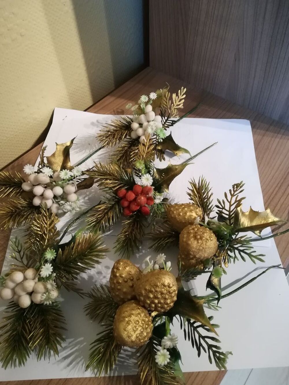 DECO NOEL /centre table / sapin / couronne/ bouquet
Décoration