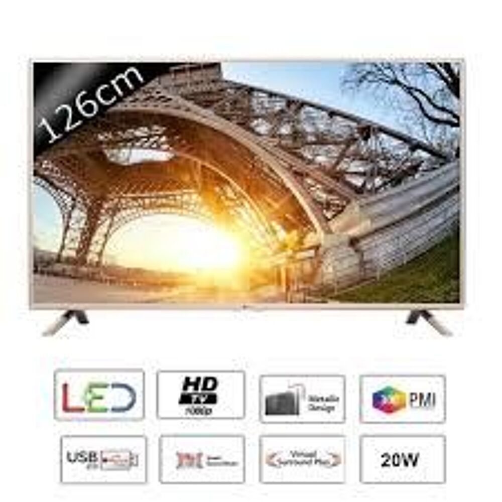 TV LED LG 126cm (50 pouces) Full HD
Livres et BD