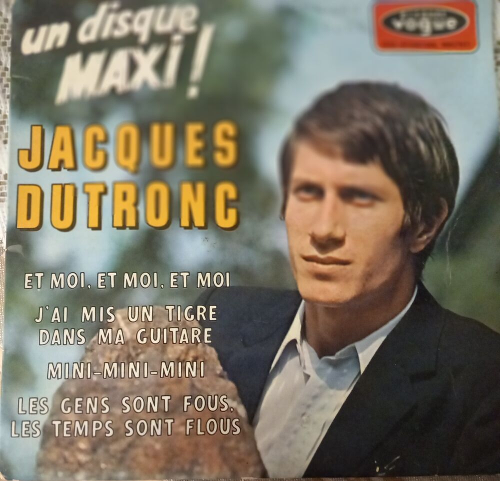 JAQUES DUTRONC / 4 X DISQUES VYNIL 45 TOURS CD et vinyles