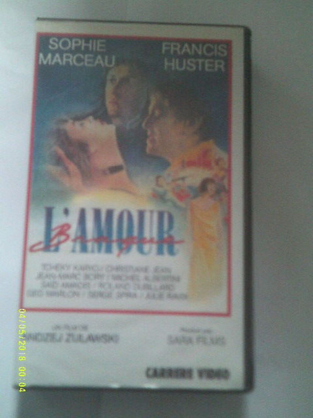 L AMOUR BRAQUE avec sophie Marceau et francis Huster DVD et blu-ray