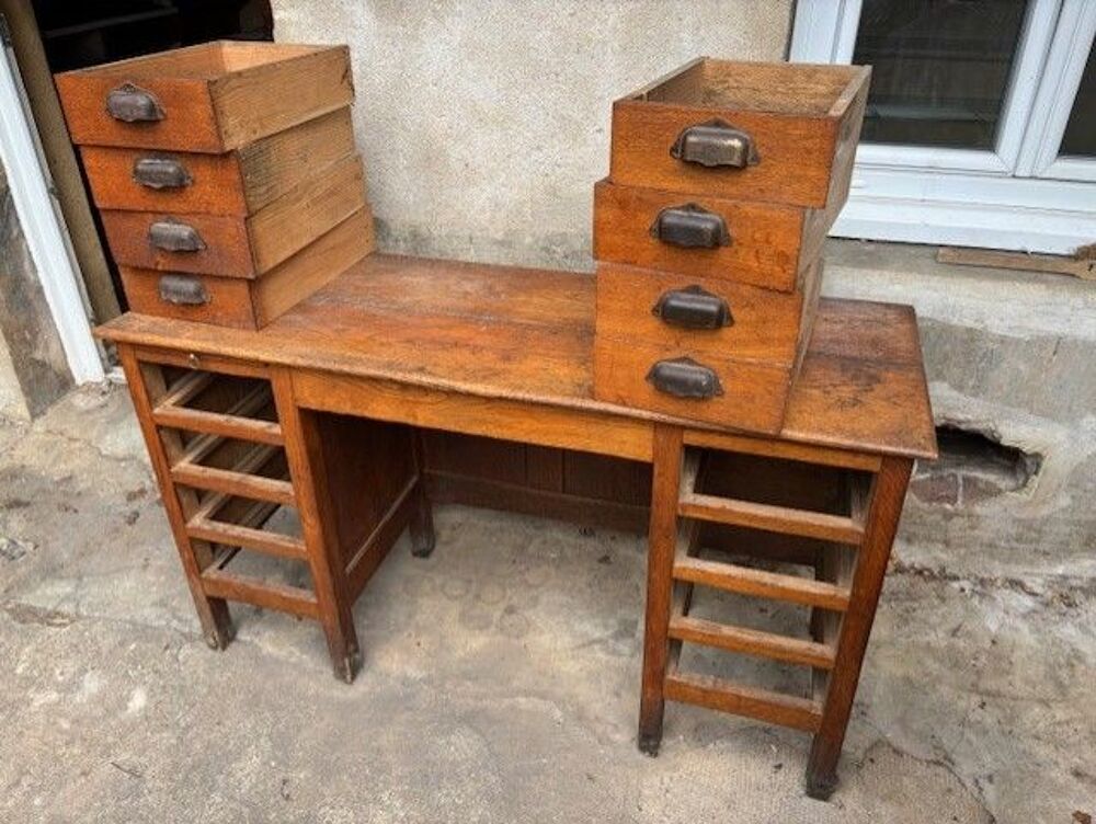  bureau en ch&ecirc;ne massif Décoration