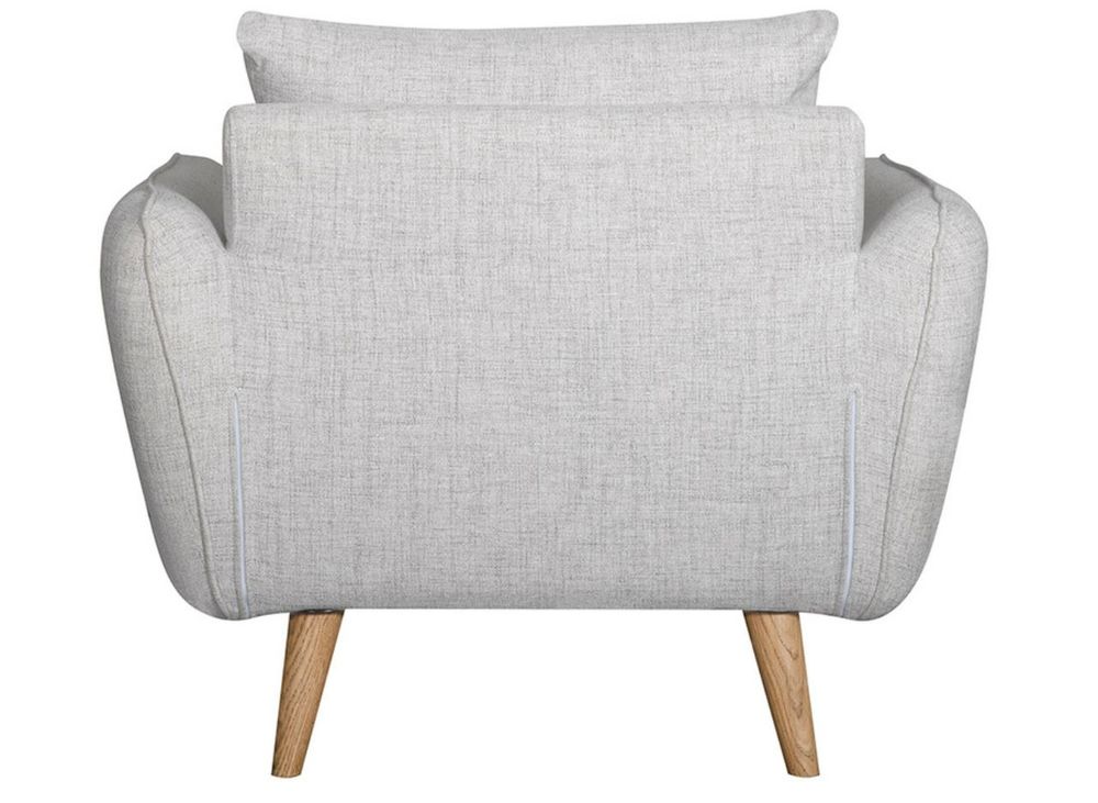 Fauteuil scandinave CREEP gris chin&eacute; comme neuf Meubles