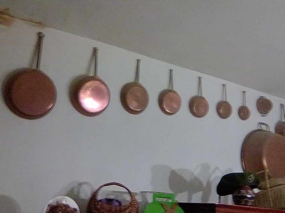 casseroles en cuivre Décoration
