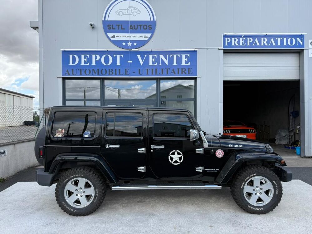 Wrangler SAHARA 2.8 CRD 4X4 200CH GARANTIE 6 MOIS / REPRISE POSSIBLE 2013 occasion 36300 Le Blanc