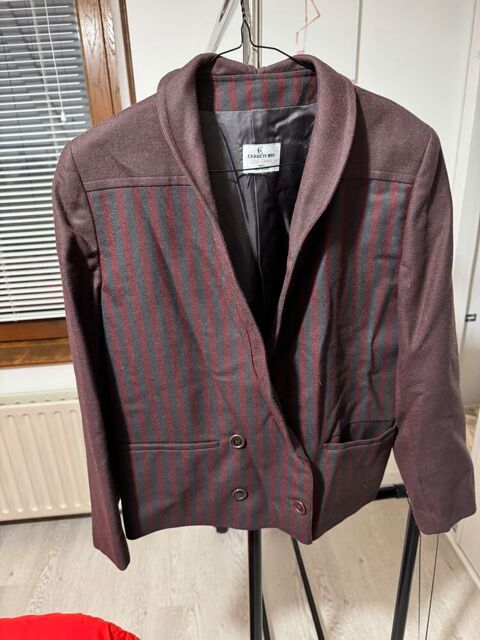 ? Tailleur Vintage Cerruti 1881 ? Veste + Jupe Rayures 265 Précy-sur-Oise (60)