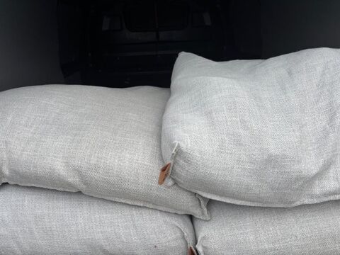 coussins moelleux gris taille environ 60*60 gros chien 30 56190 La trinit-surzur