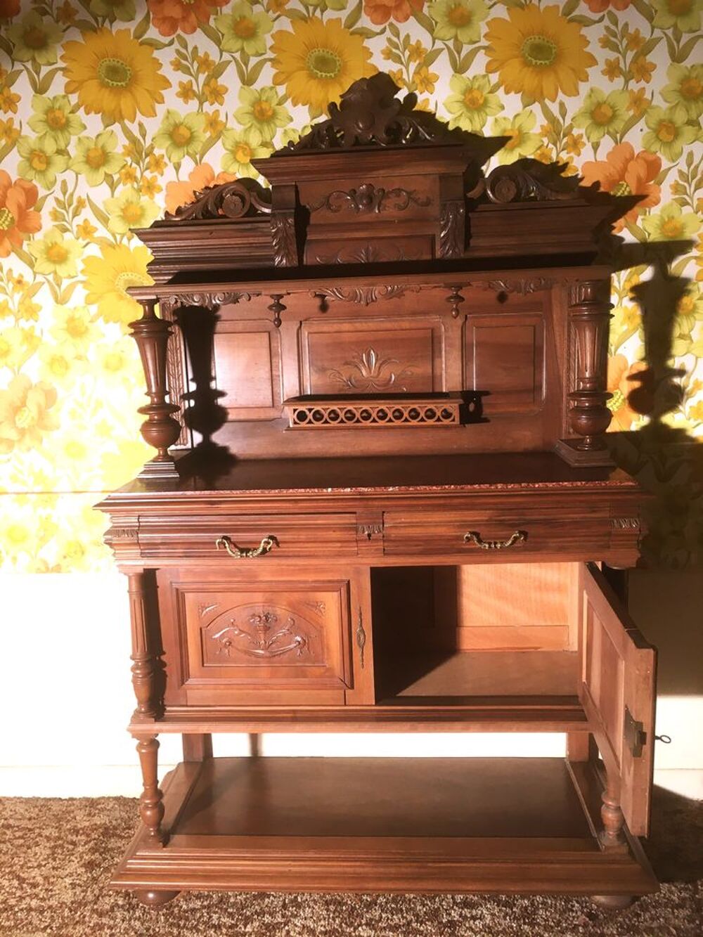 SALLE A MANGER HENRI II en 8 &eacute;l&eacute;ments Meubles