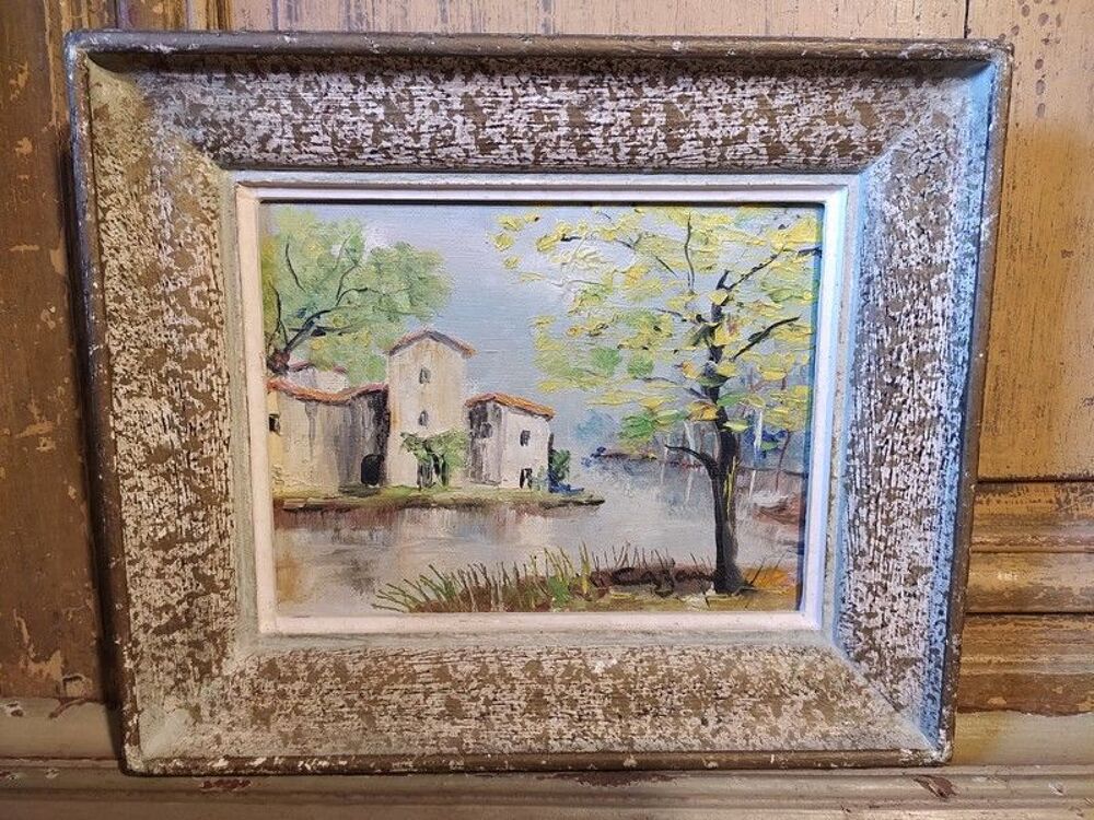 Tableaux Pont Vieux de Sospel Environs de Nice sign&eacute;s Cazau 