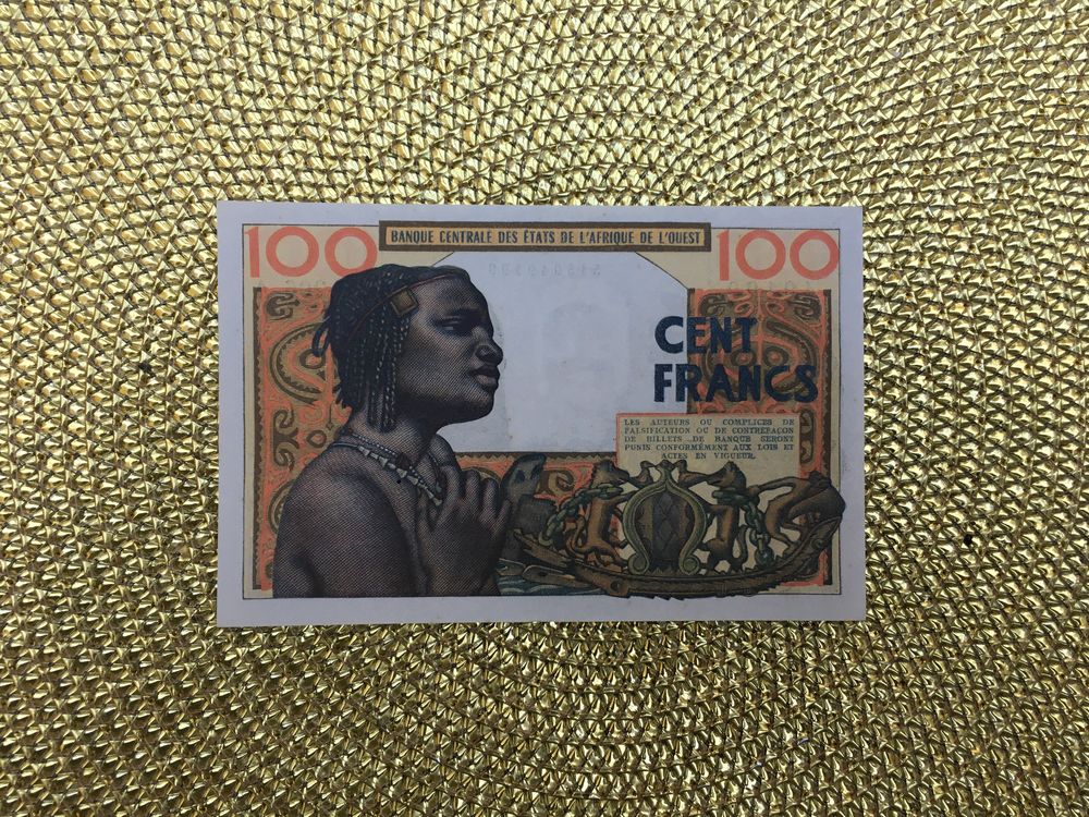 Billet 100 Francs Afrique
