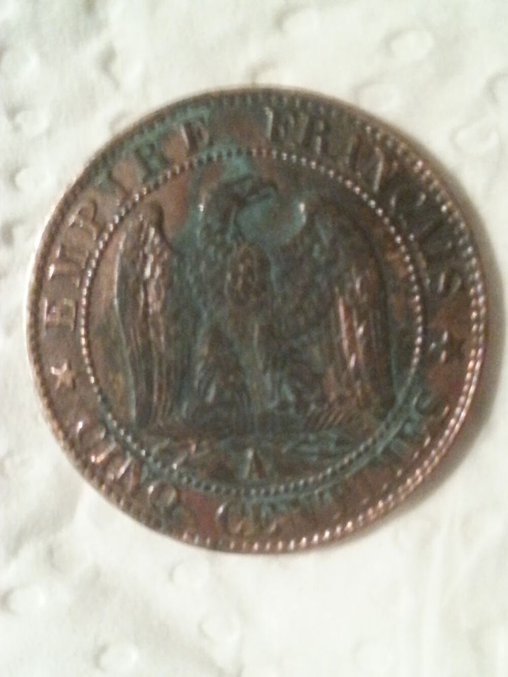 5 centimes napol&eacute;on 